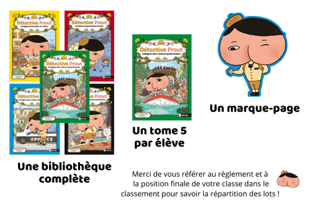 Description des lots détective Prout