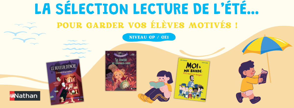 Bannière lectures vacances été 