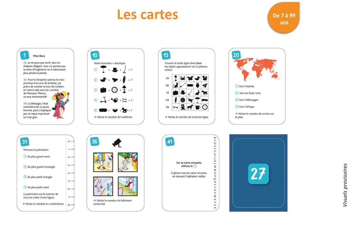 Enquête à résoudre en ligne