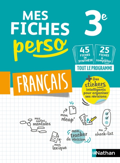 Français 3e - Mes fiches perso Brevet - Révisions Brevet 2024