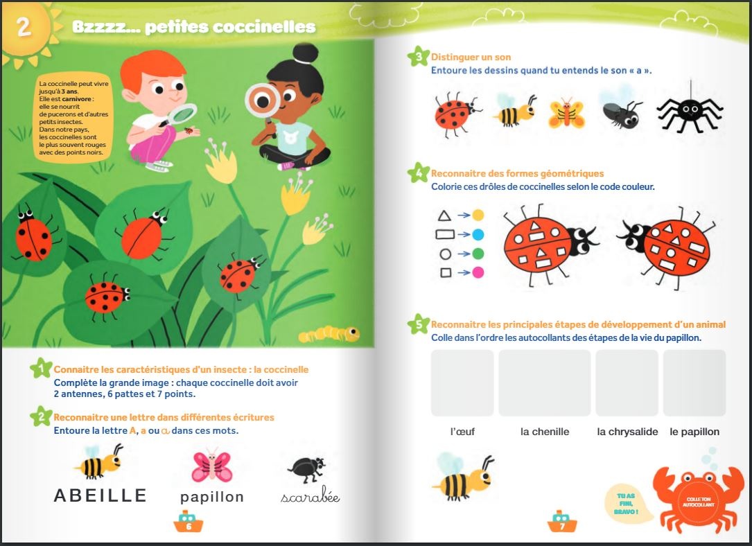 Cahier De Vacances Cp Pdf Gratuit Cahier de Vacances 2023 de la GS vers le CP - Maternelle 5/6 ans | Nathan
