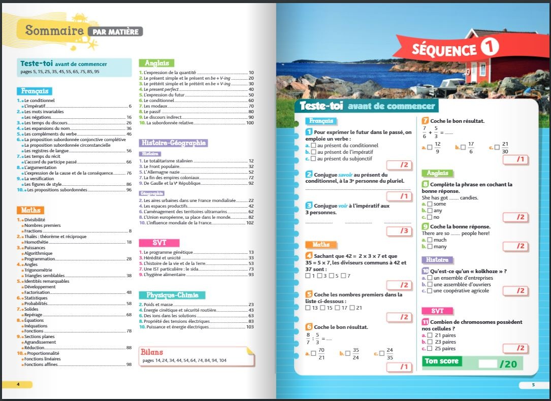 Cahier De Vacances 3ème Vers 2nde Pdf Cahier de Vacances 2022 de la 3ème vers la 2nde - Toutes les matières - Nathan Vacances collège | Nathan