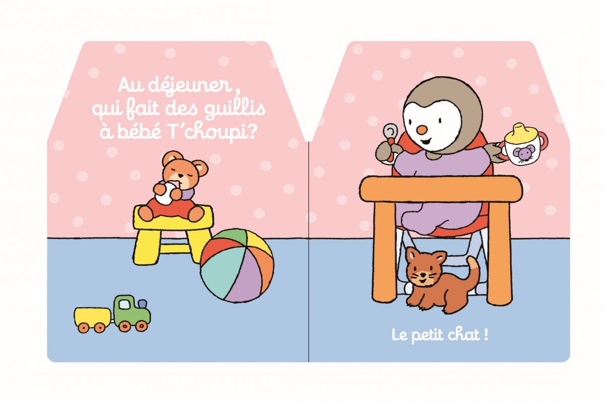 Bébé T'choupi - Bon appétit - livre coucou/caché - Dès 6 mois