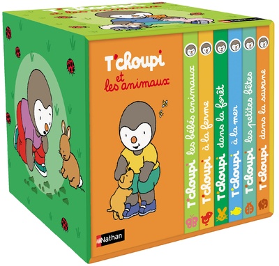 T'choupi - Ma petite école - Dès 2 ans: Contient 6 livres : T'choupi  découvre les lettres ; T'choupi découvre les formes ; T'choupi découvre les
