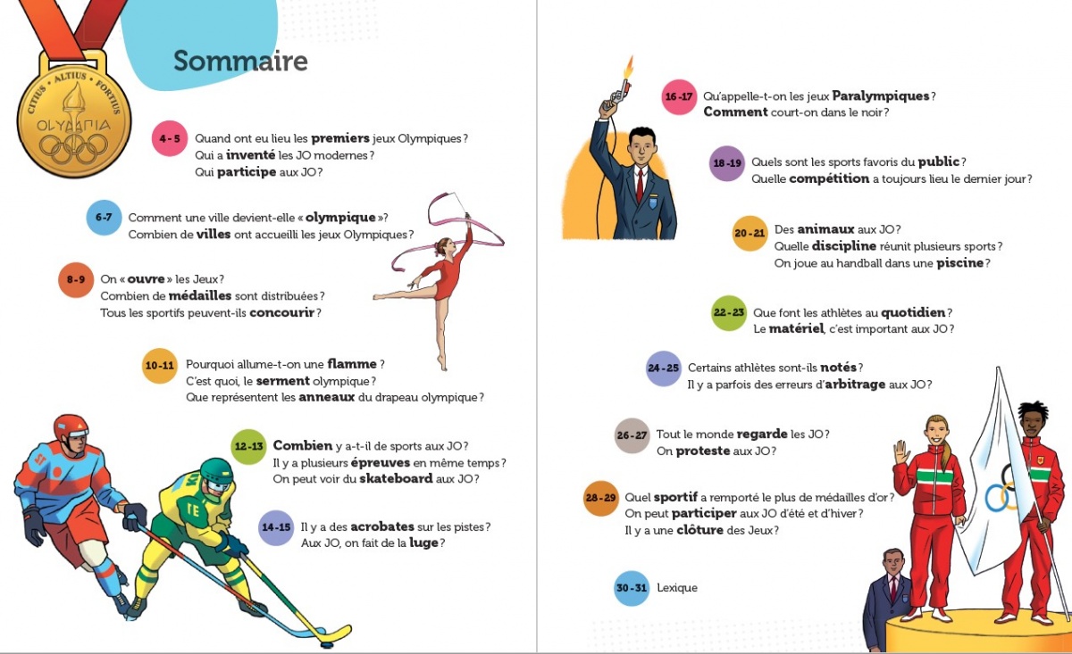 Les jeux Olympiques - Questions/Réponses - doc dès 7 ans