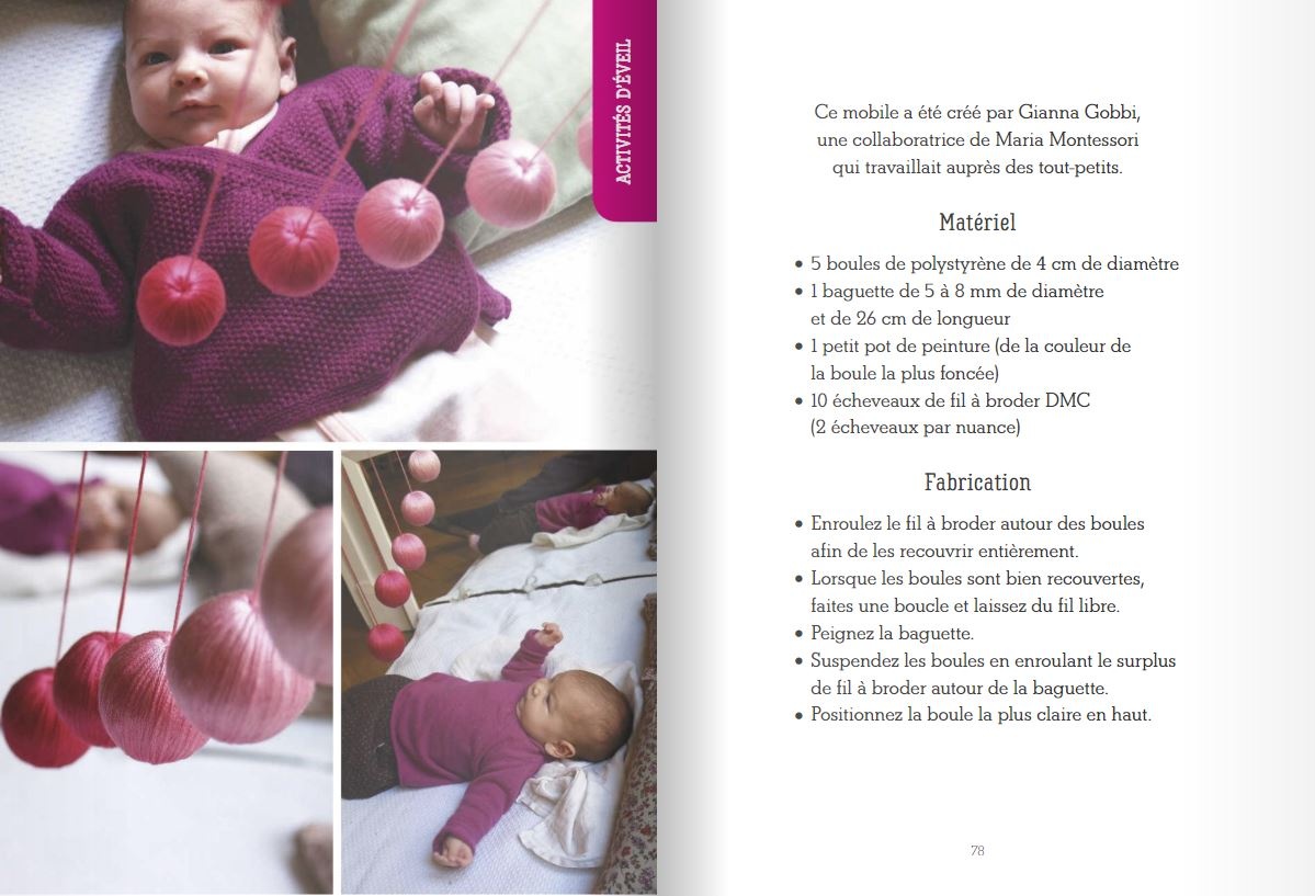 Le guide d'activités Montessori de 0 à 6 ans - 200 activités faciles à  réaliser à la maison + les grands principes de la pédagogie Montessori  expliqués