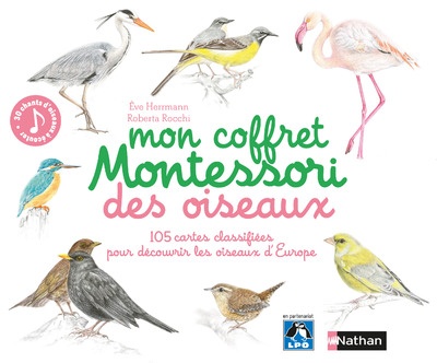 Mon coffret Montessori des oiseaux : 105 cartes classifiées pour découvrir les oiseaux d'Europe | Herrmann, Eve. Auteur