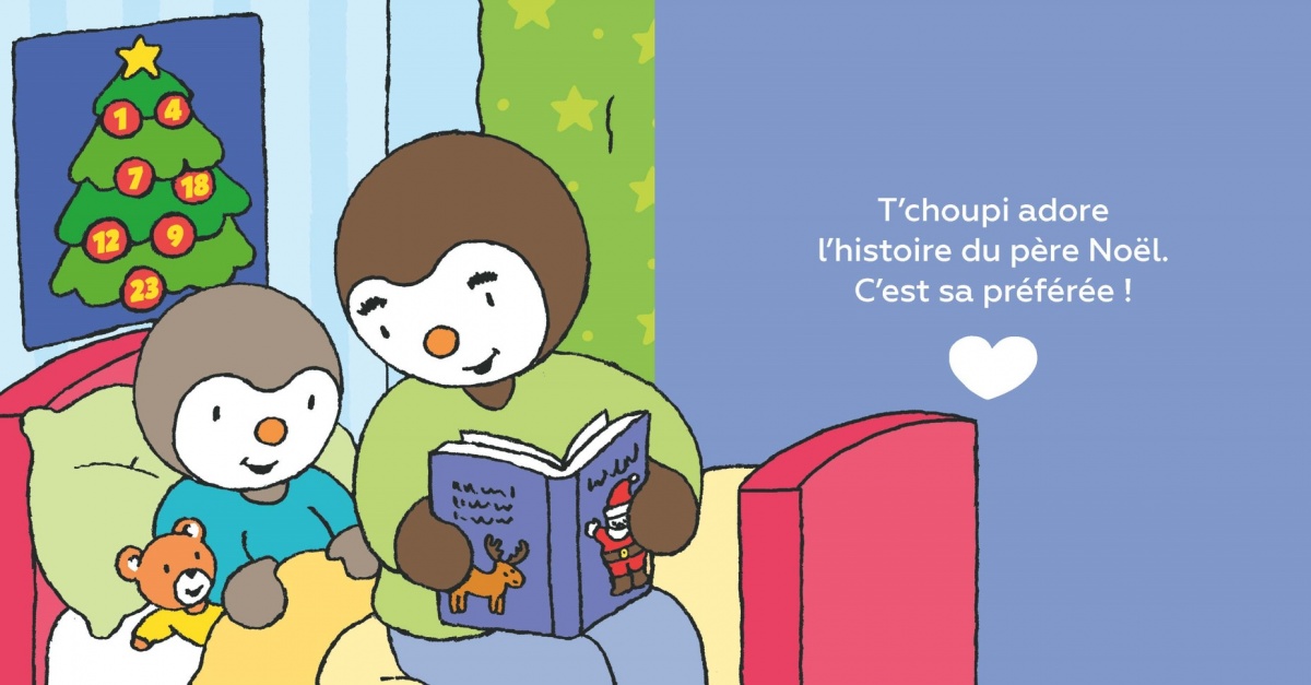 Mon coffret T'choupi aime le Père-Noël - avec une peluche T'choupi