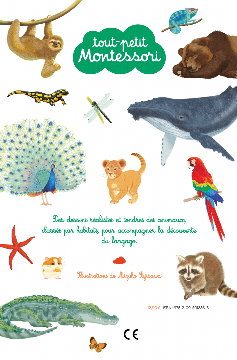 Tout-petit Montessori - Mon imagier des animaux - Dès 12 mois