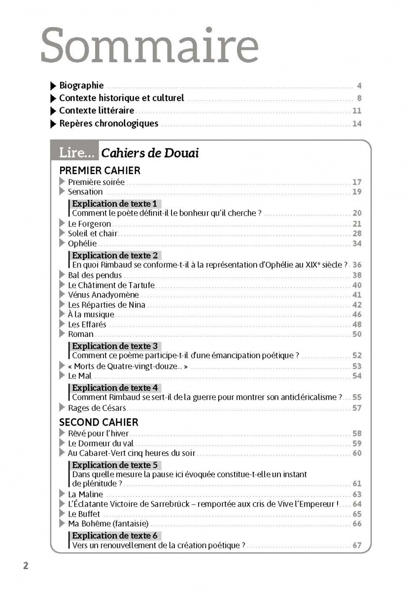 Cahiers de Douai - Bac Français 1re 2024 - Classiques et