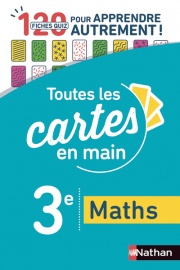 Maths 3e - Toutes les cartes en main - Fiches quiz Brevet - Brevet 2022