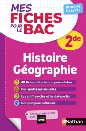 Histoire-Géographie Seconde - Programme 2021-2022 - Mes fiches pour le BAC 2de