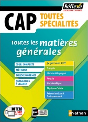 Toutes les matières générales - CAP - Réflexe - 2024