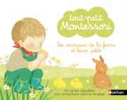 Tout-petit Montessori -  cartes classifiées des animaux de la ferme et leurs petits - dès 15 mois