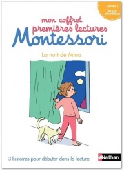 Mon coffret premières lectures Montessori - La nuit de Mina - Niveau 1 - 4/7 ans