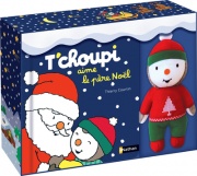 Mon coffret T'choupi aime le Père-Noël - avec une peluche T'choupi - Un beau cadeau de Noël dès 2 ans