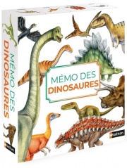 Mémo des dinosaures - Un jeu de memory pour apprendre en s'amusant en famille - Dès 4 ans