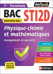 Guide - Physique-chimie et mathématiques - 1re/Tle STI2D - Réflexe - 2024