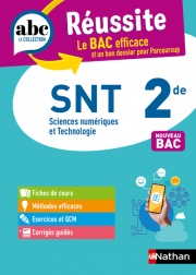 SNT 2de - ABC Réussite - Programme de seconde 2023-2024 - Cours, Méthode, Exercices - EPUB