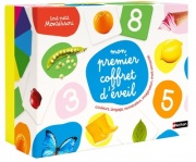 Tout-petit Montessori : mon premier coffret d'éveil - des activités d'éveil variées à découvrir dès 18 mois