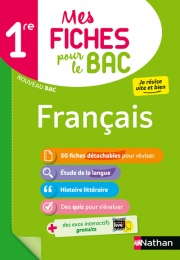 Français 1re - Mes fiches pour le BAC Première - BAC 2024 -- EPUB