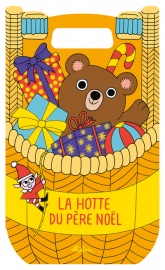 LA HOTTE DU PÈRE NOËL - Livre cartonné format géant avec plus de 60 mots illustrés et un lutin farceur à chercher à chaque page, premier imagier de Noël - Dès 18 mois