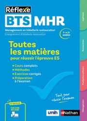 BTS MHR Toutes les matières pour réussir l?épreuve E5