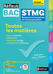 Bac STMG Ressources humaines et Communication Tle + Spécialités 1re - Toutes les matières - Réflexe - 2026