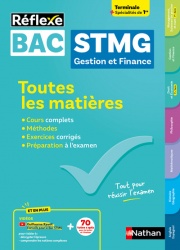 Bac STMG Gestion et Finance Tle + Spécialités 1re -  Toutes les matières - Réflexe - 2026