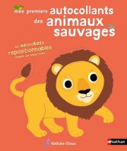Mes premiers autocollants - Les animaux sauvages - Autocollants repositionnables - Dès 18 mois 