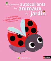 Mes premiers autocollants - Les animaux du jardin - Autocollants repositionnables - Dès 18 mois 