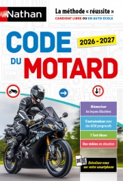 Code du motard 2026-2027 - La méthode réussite pour décrocher le permis moto - candidat libre ou en auto-école - 9 thèmes officiels + Test blanc + Vidéos