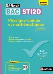 Guide - Physique-chimie et mathématiques - 1re/Tle STI2D - Réflexe - Bacs 2026 et 2027
