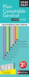 Plan comptable général 2026/2027 - PCG autorisé aux examens et concours - Liste intégrale des comptes