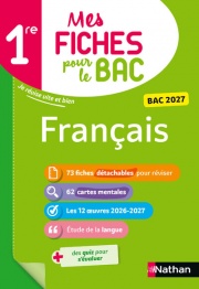 Français 1re - Mes fiches pour le BAC Première - BAC 2027