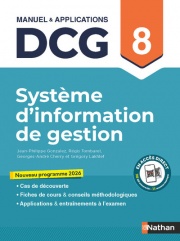 DCG 8 - Système d'information de gestion - Manuel et applications - Nouveau programme 2026
