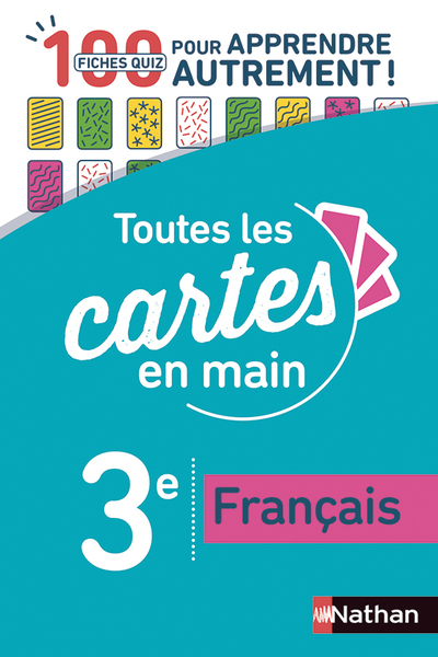 Français 3e - Toutes les cartes en main - Fiches quiz Brevet - Brevet 2023