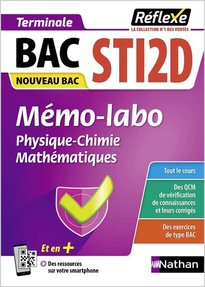 Mémo-Labo - Physique-Chimie / Mathématique - Tle STI2D - Réflexe - 2023