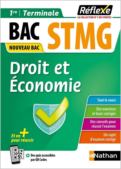 Guide - Droit et Économie - 1re/Tle STMG - Réflexe - 2023