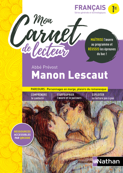 Mon Carnet de lecteur : Manon Lescaut ? Abbé Prévost 