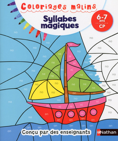 Coloriages magiques Primaire - Pour apprendre les syllabes en coloriant - CP  6/7 ans