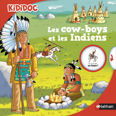 Les cow-boys et les Indiens - Livre animé Kididoc - Dès 5 ans