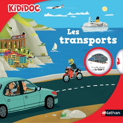 Les transports - livre animé Kididoc - Dès 5 ans