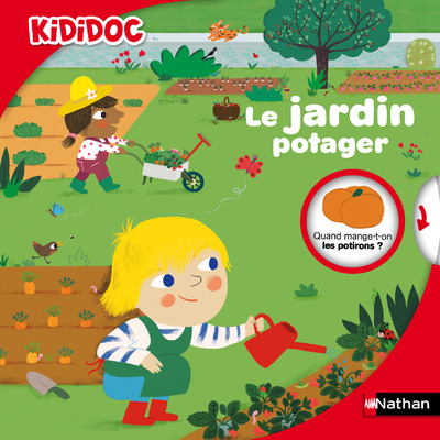 Le jardin potager - Livre animé Kididoc - Dès 4 ans