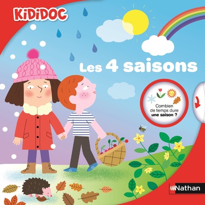 Les 4 saisons - Livre animé Kididoc- Dès 4 ans