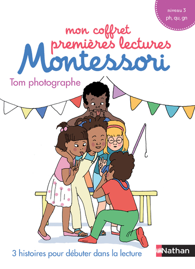 Mon coffret premières lectures Montessori : Tom photographe - Niveau 3 - 4/7 ans