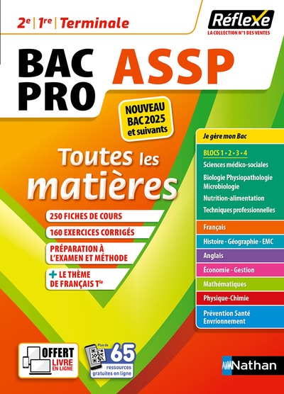 Toutes les matières - Bac Pro ASSP - Réflexe - 2025