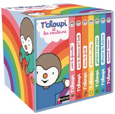 Ma petite bibliothèque des couleurs T'choupi : 7 histoires pour découvrir les couleurs - dès 2 ans