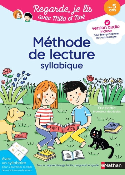 Méthode de lecture tout en audio  avec Mila et Noé - dès 5 ans