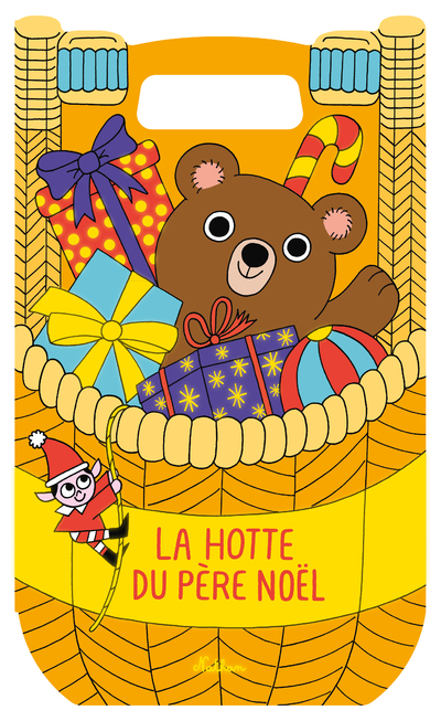 LA HOTTE DU PÈRE NOËL - Livre cartonné format géant avec plus de 60 mots illustrés et un lutin farceur à chercher à chaque page, premier imagier de Noël - Dès 18 mois